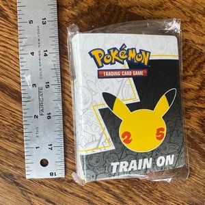 Pokémon mini 25th anniversary card holder binder